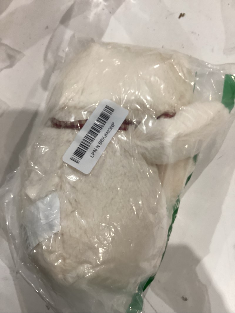 Condition photo showing As Is for 15”teddy bear with heart cute white teddy bear stuffed animals for valentines day soft stuffed bear plush bear plushie toys gifts for girlfriend boyfriend kid white bear medium