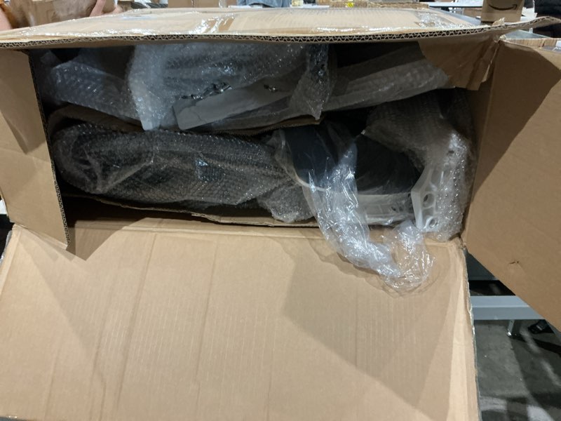 Condition photo showing New/Like New for logicfox ergonomic office chair, high back mesh desk chair - adjustable lumbar support & 3d armrests, swivel computer chair with headrest, tilt lock & pu wheels for home office, long hours work white - mesh seat