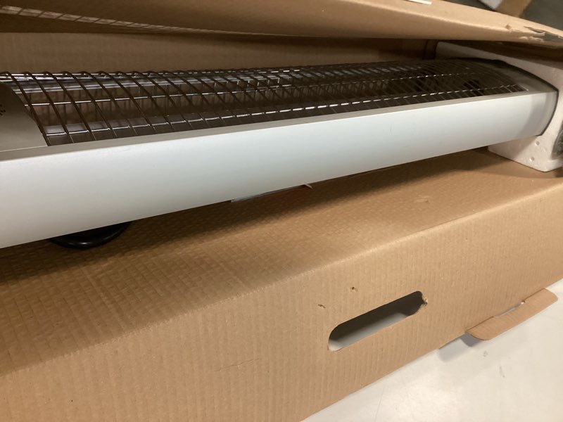 Condition photo showing Good Condition for Econat 1500W Infrared Heater, Wall or Ceiling Mount, Indoor/Outdoor Electric Patio Heater, Adjustable Thermostat, Silver