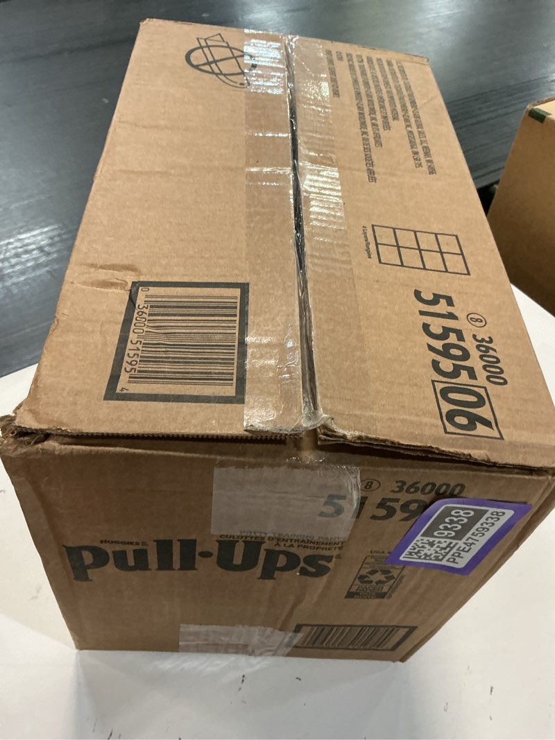 Condition photo showing New/Like New for pull-ups girls' potty training pants, size 3t-4t training underwear (32-40 lbs), 112 count (4 packs of 28) 3t-4t 112