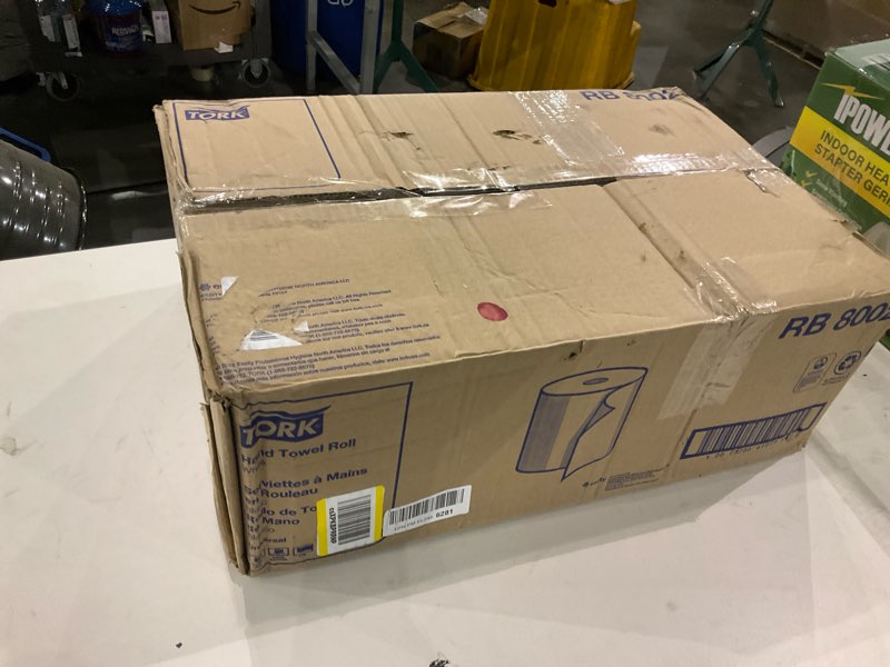 Condition photo showing Good Condition for Tork Universal Hand Towel Roll White, Compatible with H21 Dispensers, 100% Recycled Fiber 6 Rolls x 800 Ft (RB8002)