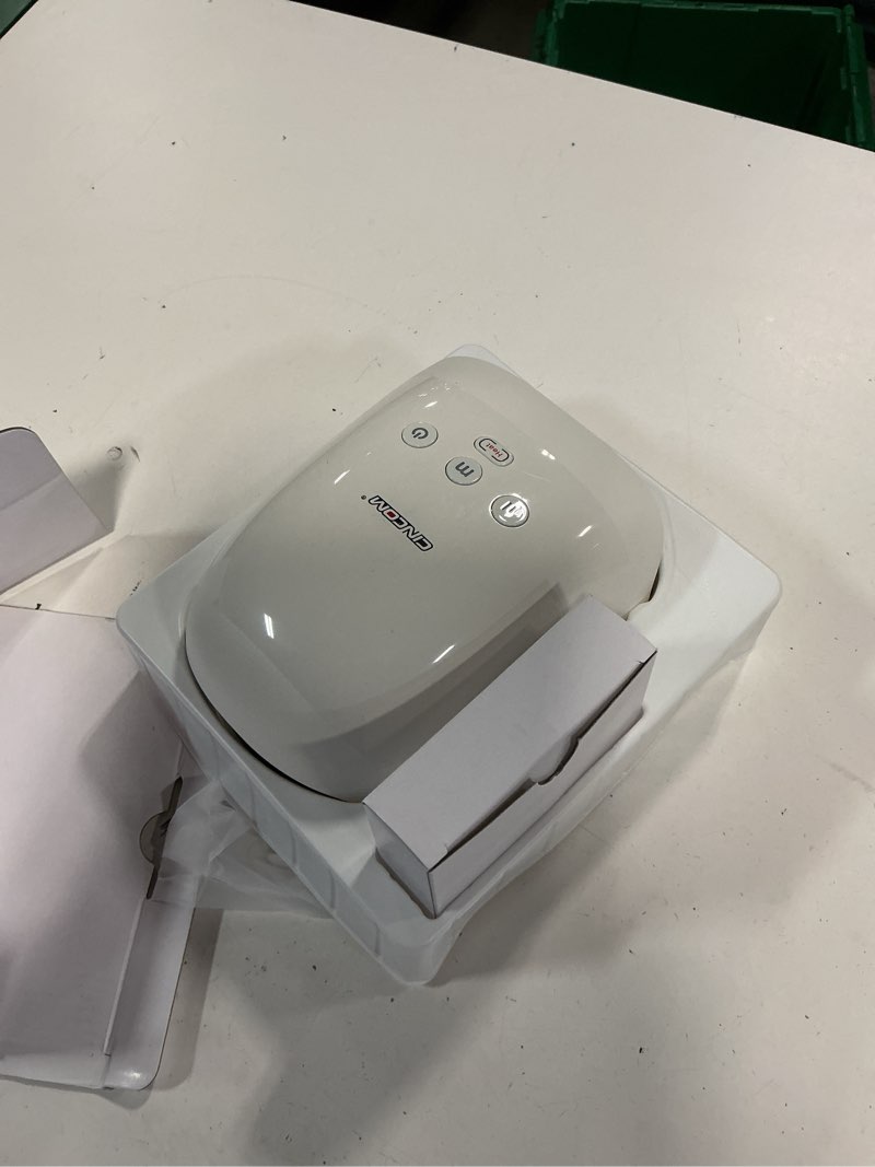 Condition photo showing New/Like New for cincom cordless hand massager with heat and compression, white | for arthritis and carpal tunnel, relaxing gifts for women, mom, wife