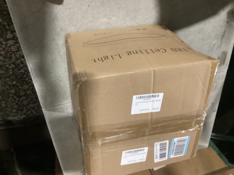 Condition photo showing New/Like New for 24 Inch Led Ceiling Light Flush Mount, 50W, 5480LM, 3000K/4000K/6000K CCT Selectable Super Slim White LED Ceiling Light, Close to Ceiling Round Flat Panel Light for Hallway, Bedroom, Kitchen, ect White 24inch