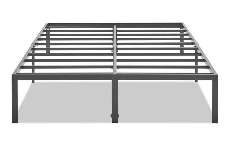 Stabler King Black Metal Platform Bed