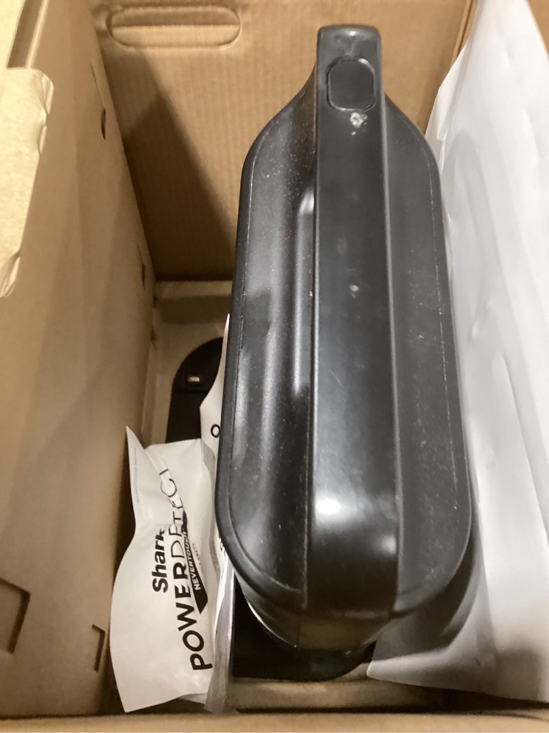 Condition photo showing As Is for Shark Robot Vacuum & Mop Combo, PowerDetect NeverTouch, Self-Emptying & Self-Refilling, 60-Day Debris Capacity, 30-Day Refill Tank, Pad Dry, 5 Intelligent PowerDetect Cleaning Technologies, RV2820YE Wet+Dry & 30-Day Self-Refilling - Grey