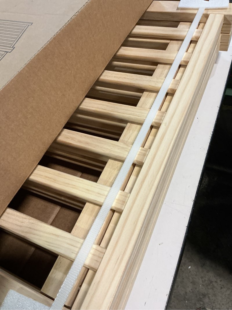 Condition photo showing Good Condition for yocan paint-free wooden freestanding dog gates for the house,doorways, stairs,wood dog fences indoor pet gate,step over fence-4 panel h:23” ?4 panels?23.6"h