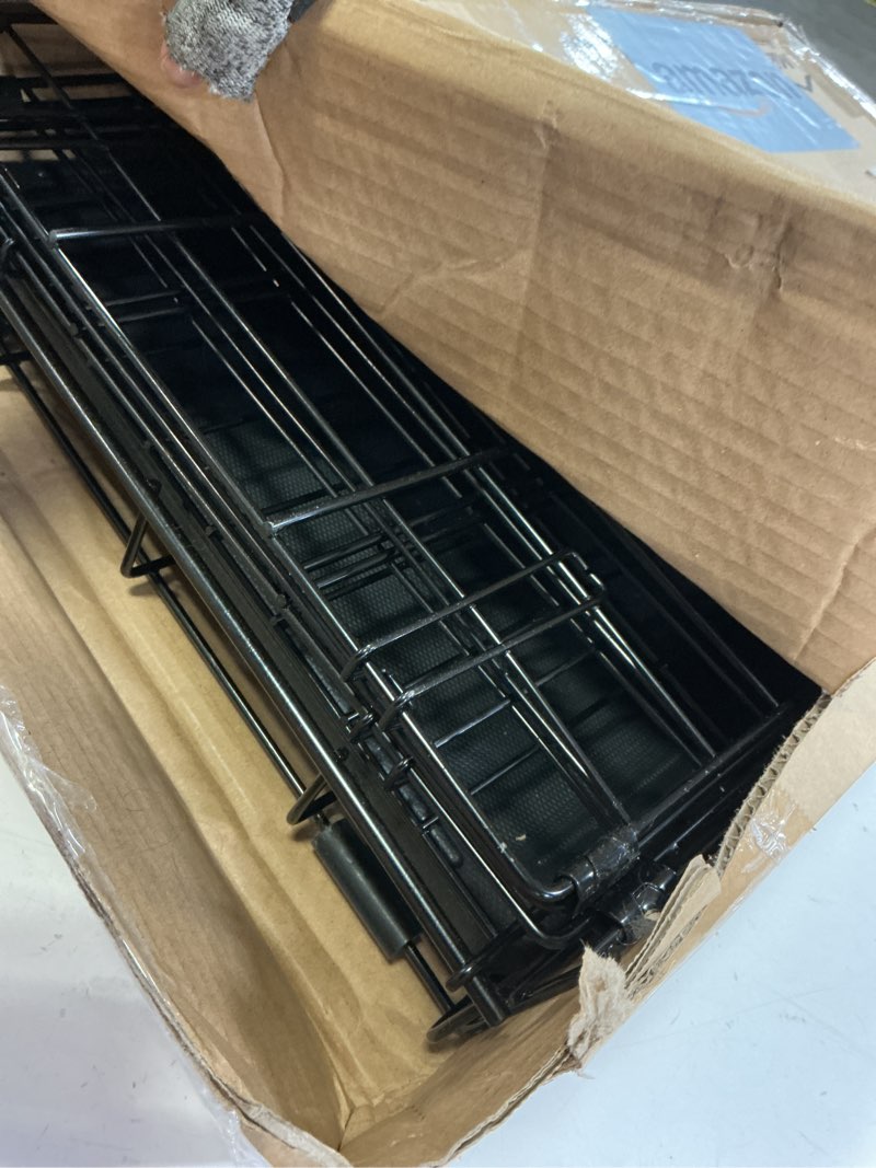 Condition photo showing Good Condition for midwest homes for pets 22-inch icrate for extra-small breeds, up to 15 lbs, single door folding dog crate with divider panel, leak-proof tray & secure latch, portable, durable & easy to assemble 23.0"l x 14.0"w x 16.2"h single door