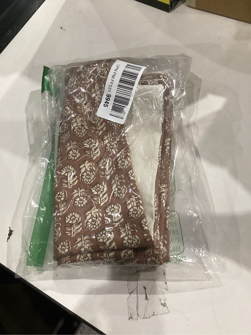 Condition photo showing New/Like New for Foindtower Set of 2 Decorative Neutral Floral Print Throw Pillow Covers Vintage Farmhouse Cushion Covers Boho Home Decor for Sofa Chair Couch Bedroom Living Room,18×18 Inch,Light Orange Brown 18" x 18" (Pack of 2) Almond