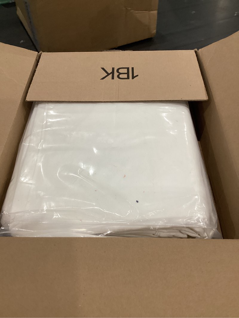 Condition photo showing As Is for Ektorp 3 Seat Sofa Cotton Cover Replacement is Custom Made Slipcover Compatible for IKEA Ektorp Sofa Cover (White Flax Cotton)