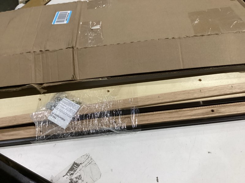 Condition photo showing As Is for M-D Building Products 78634 5-5/8 in. x 1-1/8 in. x 36 in. Bronze Adjustable Aluminum & Hardwood Threshold Kit - Versatile Solution for French and Exterior Doors Bronze 5 5/8 In x 36 In