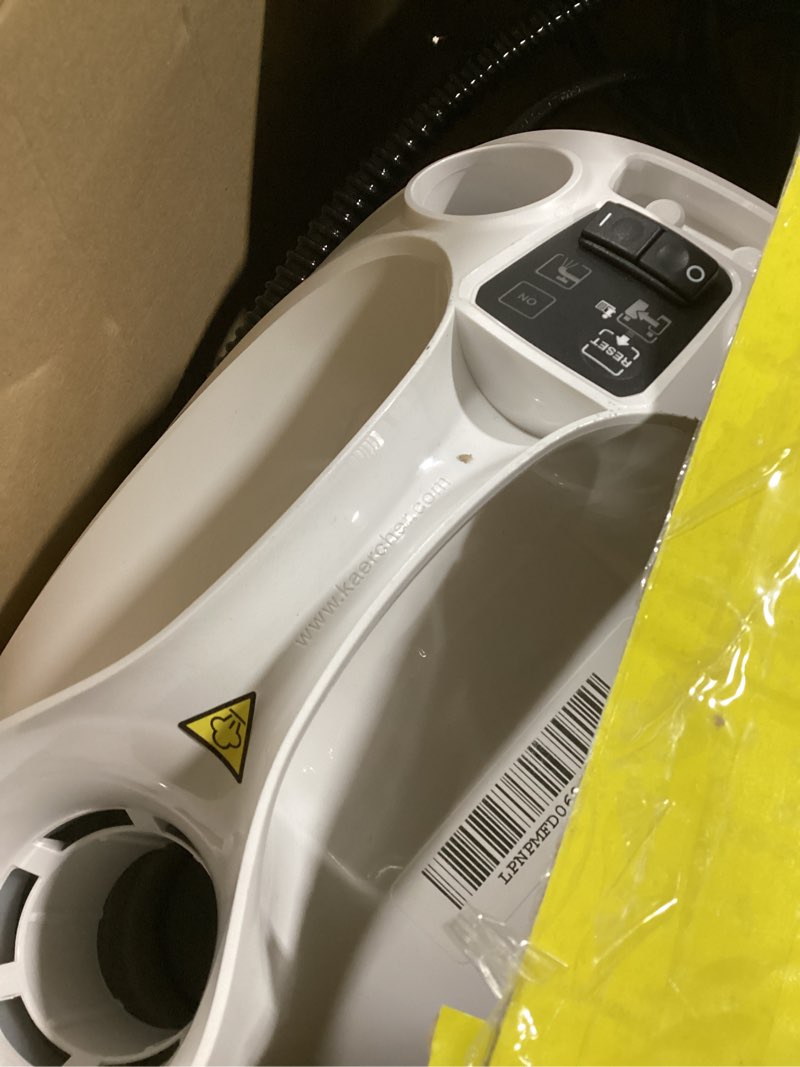 Condition photo showing Good Condition for Kärcher Steam Cleaner, Multi Purpose, Power Steamer, Chemical-Free, 40 Sec Heat-Up, for Grout, Tile, Hard Floors, Appliances & More - SC 3 Easy Fix SC 3 EasyFix