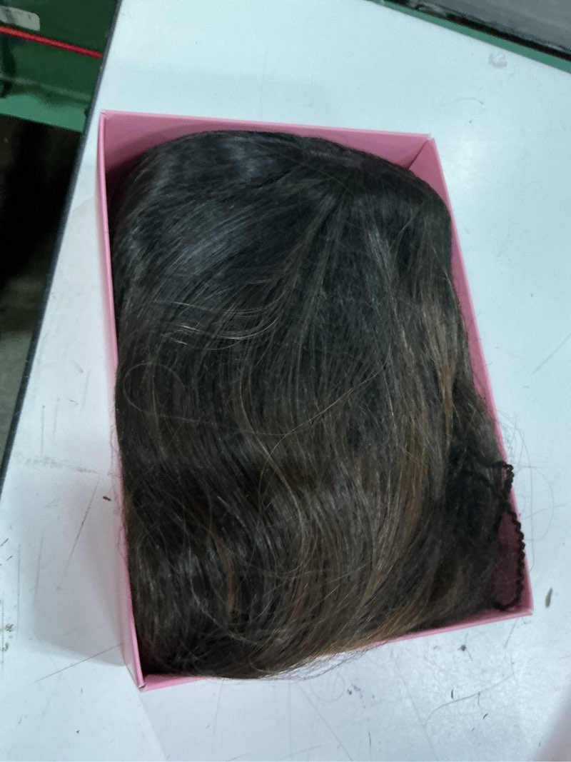 Condition photo showing Good Condition for nayoo 26 inch long curly middle part synthetic heat resistant fiber wig for women - daily use party wig in dark brown