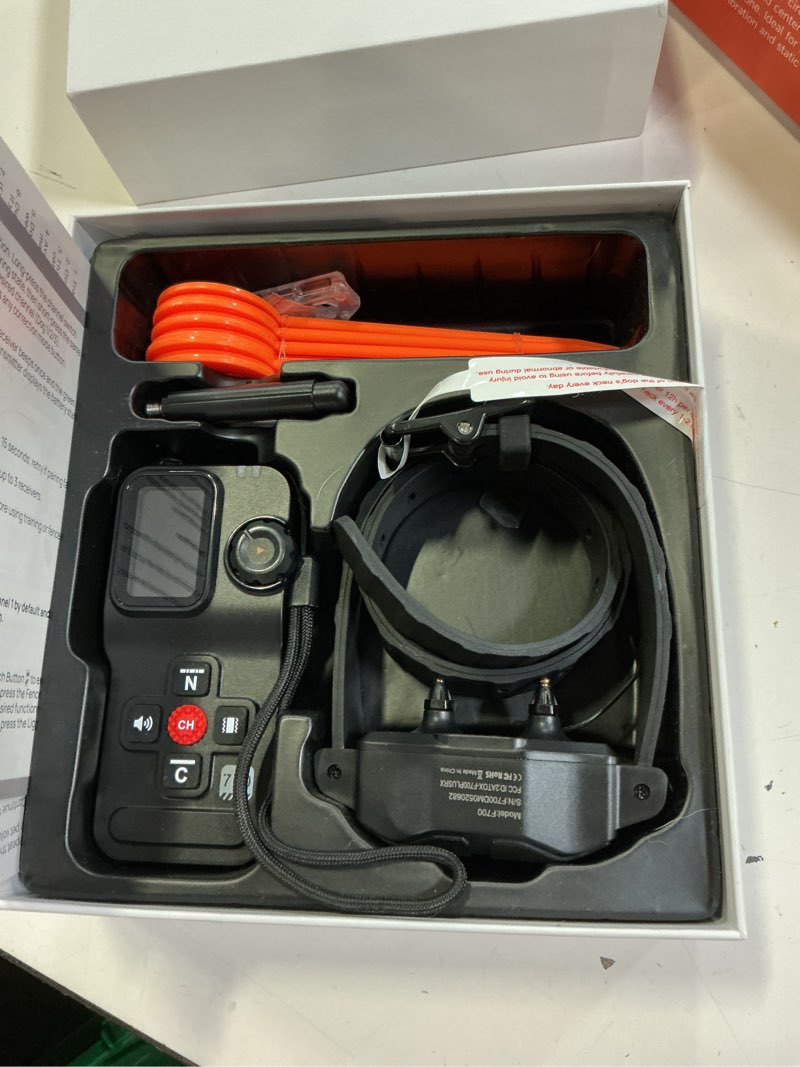 Condition photo showing Good Condition for gps wireless dog fence with remote, ipx7 waterproof electric collar fence, perimeter containment system, 25–999 yards radius, beep, vibration & shock correction, for dogs 16+ lbs