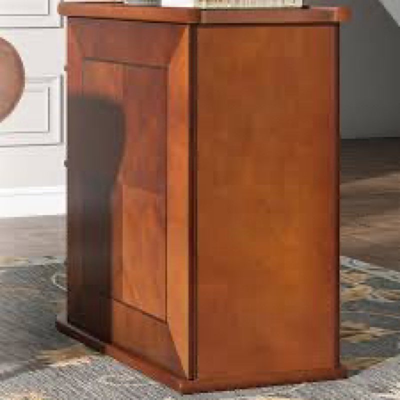 Belanna Solid Wood Enclosed 2 - Drawer End Table Set