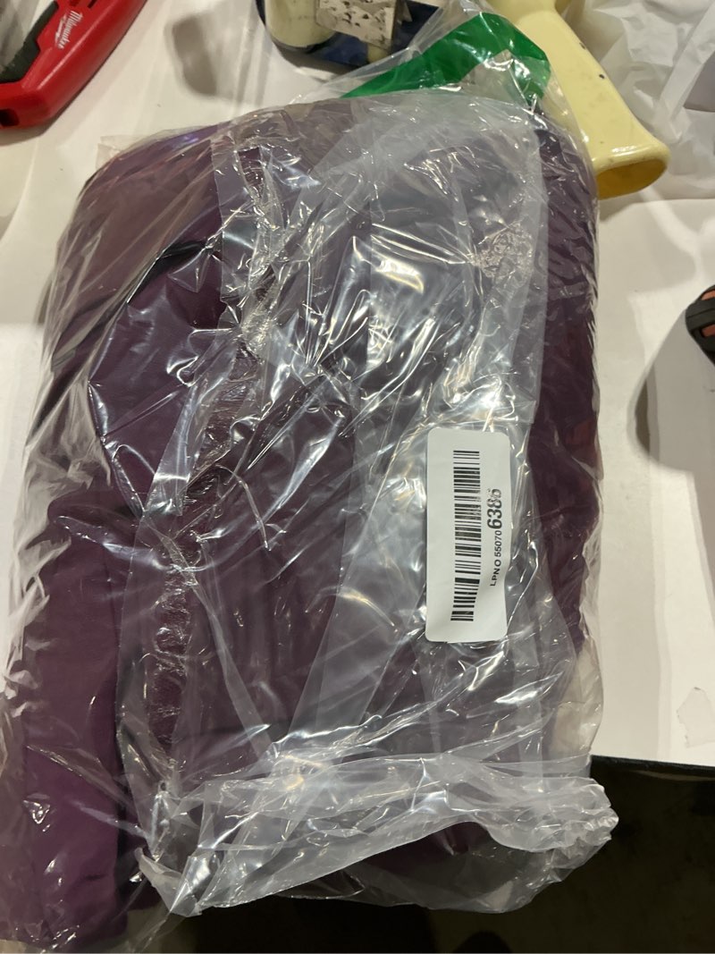 Condition photo showing Good Condition for women sequin plus size formal bridesmaid dresses wedding guest gown | high slit,ruffle,summer chiffon long elegant a line evening gown,lace up curvy prom party cocktail mother of the bride dress x-large #1 purpple