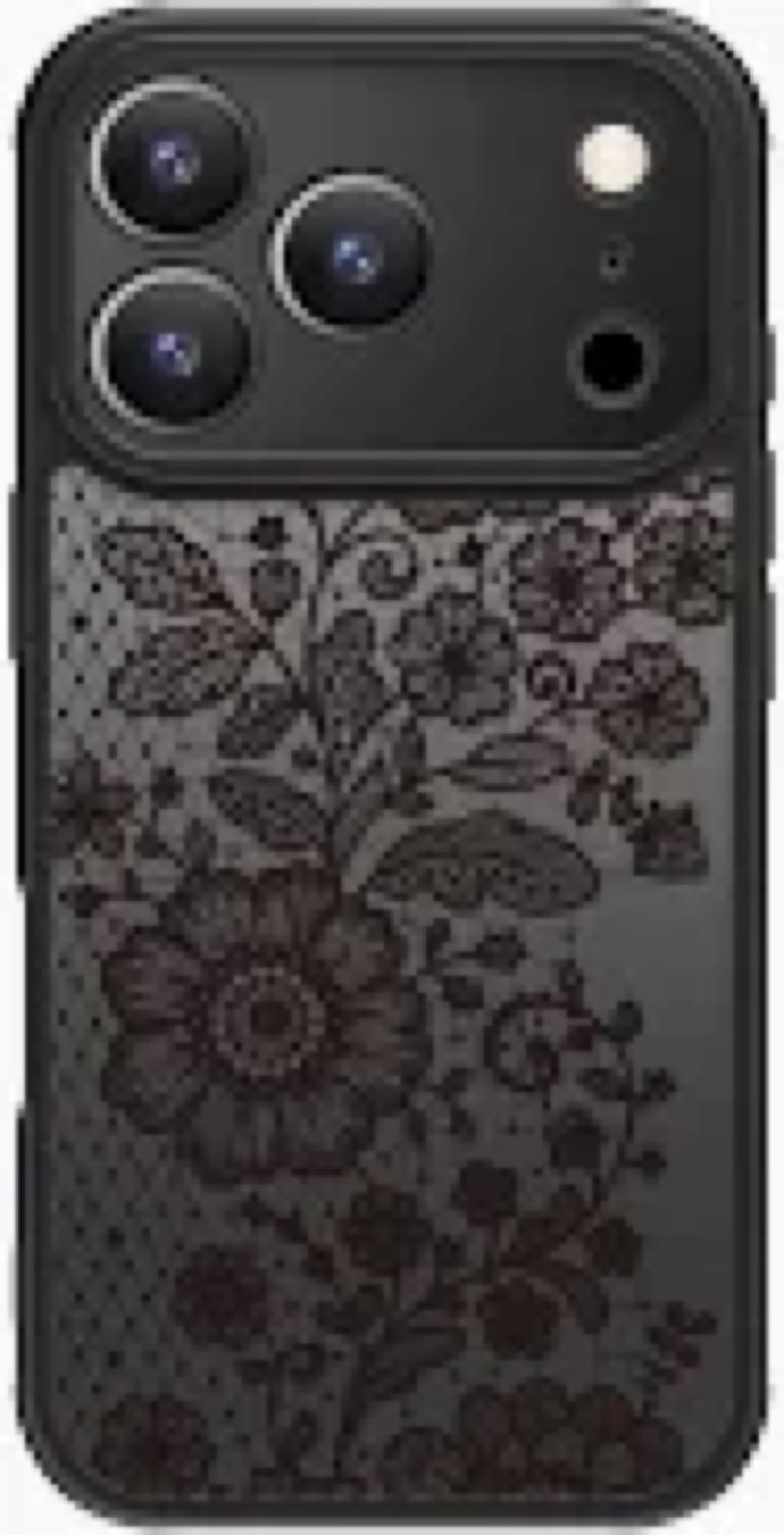 FUNMIKO for iPhone 17 Case Wireless Charging & Military-Grade Protection - Trendy Floral Design for 