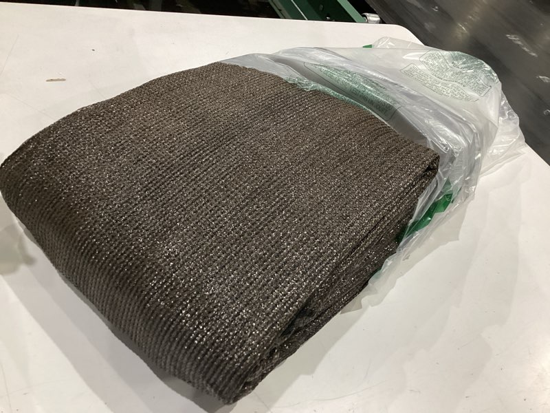 Condition photo showing Good Condition for winpull privacy fence screen 4' x 50', heavy duty 170gsm hdpe mesh, 95% privacy, reinforced edges with grommets for chain link & wood fences, patio, balcony & yard 4' x 50' brown