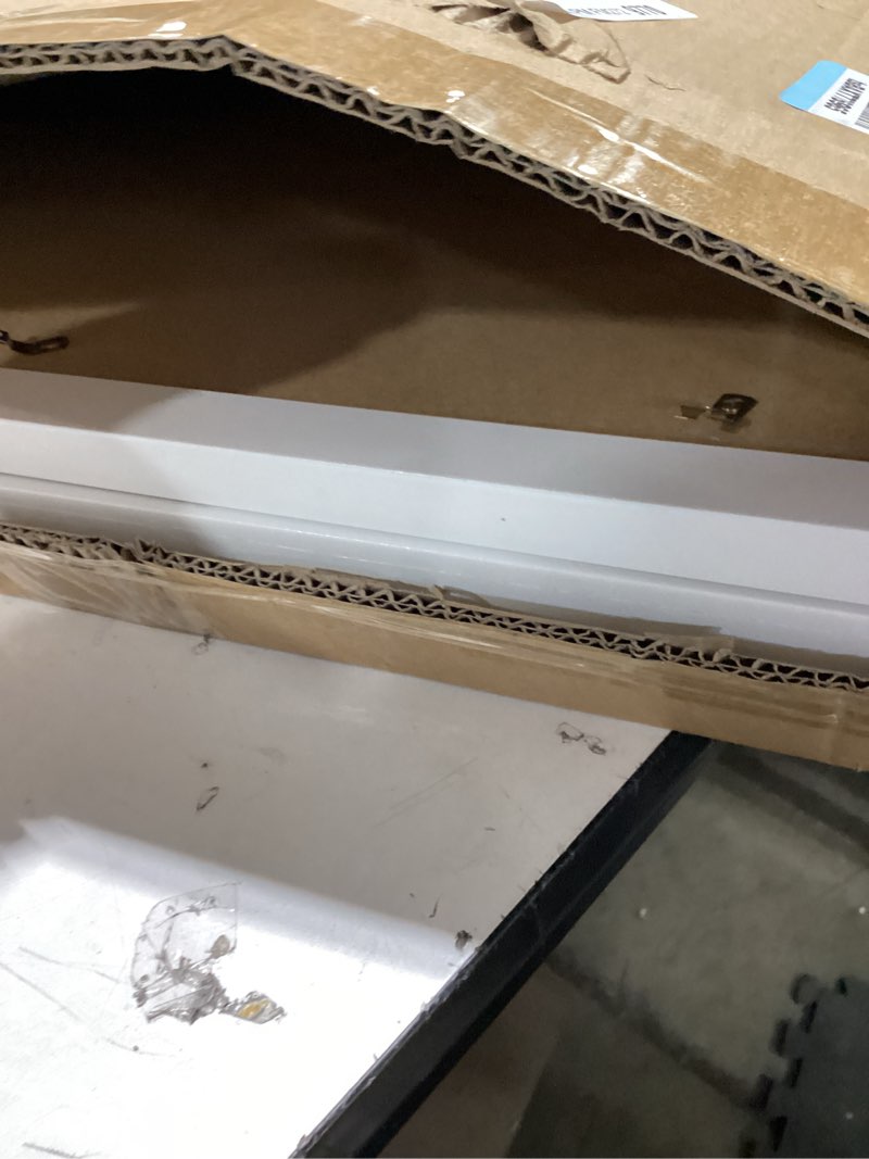 Condition photo showing Good Condition for abtgt 20x27 picture frame set of 3, display pictures 16x24 with mat or 20x27 without mat, poster frame for wall mounting display, white white 20x27