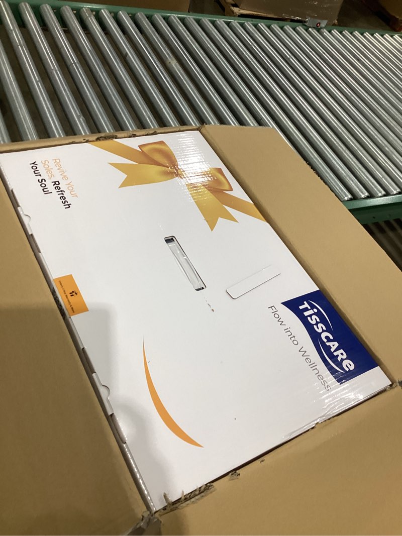 Condition photo showing New/Like New for TISSCARE Shiatsu Foot Massager with Heat: FSA HSA Eligible Foot Massager for Neuropathy, Plantar Fasciitis and Pain Relief-Massage Feet/Leg/Calf/Ankle at Home/Office, Gifts for Women and Men(Gray)