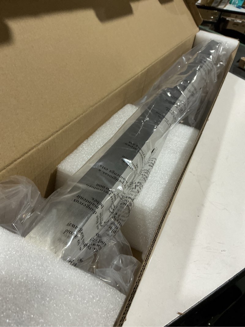 Condition photo showing As Is for Joossnwell Brushed Nickel Bathroom Vanity Light Bar 5CCT Dimmable Bathroom Light Fixtures Over Mirror Modern LED Vanity Lighting Bath Light ETL Certificated 39.37 inch 39.37 Inch Long Brushed Nickel