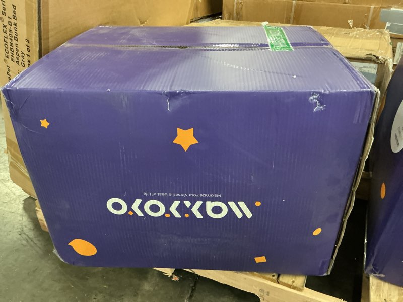 Condition photo showing New/Like New for MAXYOYO Folding Sofa Bed, L-Shaped Convertible Sofa Bed with Armrest Foldable Sleeper Couch with Pillow, Portable Fold Out Chair Comfy Floor Couch Lounge for Living Room Bedroom, Black, Double Full Black