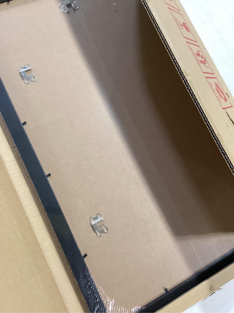 Condition photo showing New/Like New for lavie home 14 x 24 picture frame, 24x14 poster frame with high definition plexiglass, horizontal or vertical wall gallery poster frames suitable for photos, artworks, posters,puzzle, black 1pc 14x24 black