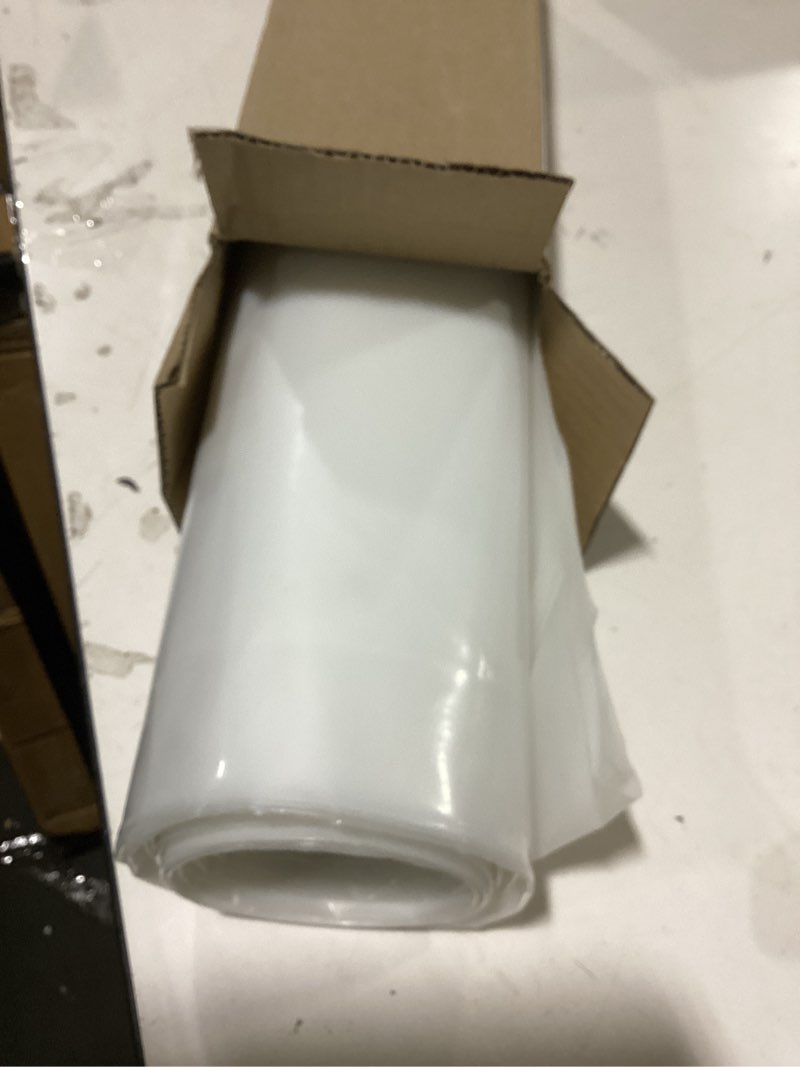 Condition photo showing New/Like New for pastic rolls heavy duty-6 mil plastic sheeting (6' x 100'). construction & agriculture grade polyethylene film, vapor barrier, drop cloth - interplas 6' x 100' - 6 mil translucent