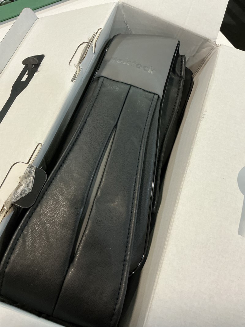Condition photo showing Good Condition for nekteck shiatsu neck massager with heat for pain relief deep tissue, 2026 upgraded 3d back shoulder kneading massage pillow, relaxation gifts for mom dad friends, black(not cordless)