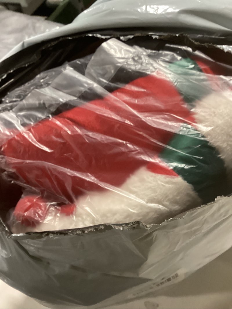 Condition photo showing Good Condition for blueypet Cat Sleeping Bag for Indoor Cats - Pet Slipper Cave Bed for Indoor Cats and Small Dogs, Cozy & Soft Plush, Anti-Slip & Durable, Washable for Kittens and Puppies Red