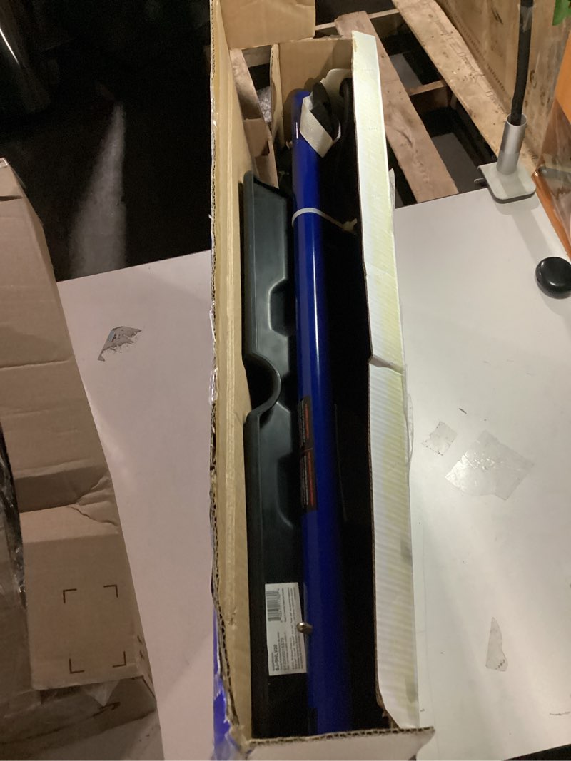 Condition photo showing Good Condition for Snow Joe SJ-SHLV20 Shovelution Snow Shovel with Spring-Assist Handle, Heavy-Duty Shovel for Fast Snow Removal, 20 Inches, Blue 20-Inch Original Blue