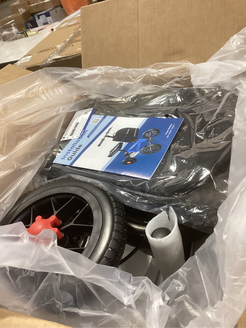 Condition photo showing Good Condition for Deluxe Medical Scooter Double Handbrake, All Terrain Steerable Knee Scooter Crutch Alternative, for Adults Injured Ankle & Foot Recovery in Blacks