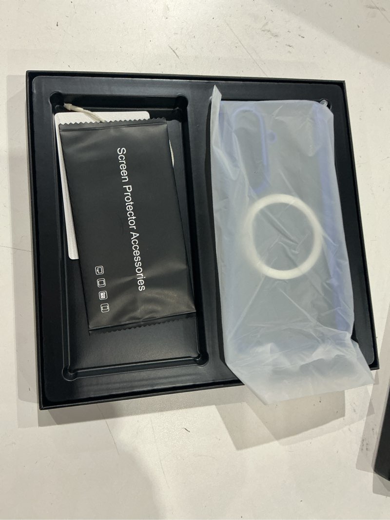 Condition photo showing Good Condition for magnetic for samsung galaxy z fold 7 case clear [hinge protection] built-in [privacy screen protector] [fit for magsafe] camera protection slim zfold 7 case blue for samsung galaxy z fold 7 blue