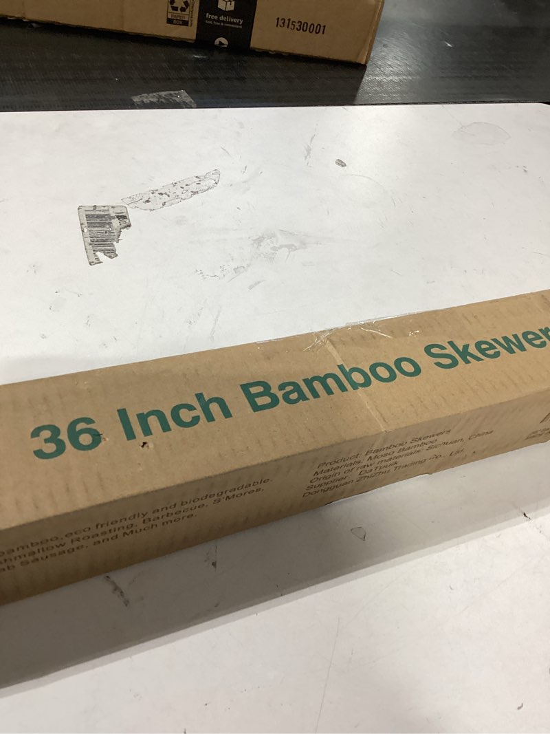 Condition photo showing Good Condition for HOPELF 36" Natural Bamboo Skewers Sticks for Marshmallows?S'Mores?BBQ?Kabob?Grilling?Barbecue?Roasting?Camping.More Size Choices 6"/8"/10"/12"/14"/30"(100 PCS) 36 inch 100