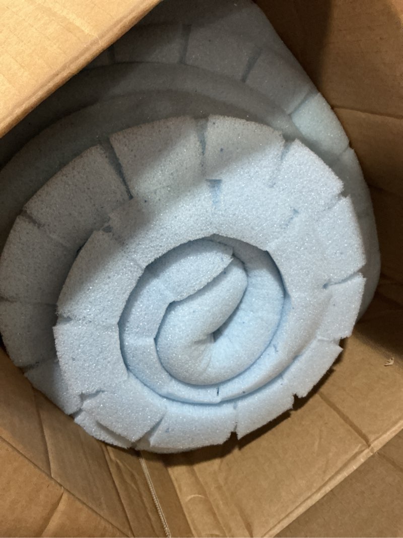 Condition photo showing Good Condition for egohome 2 inch king memory foam mattress topper, cooling gel infused & pressure relieving pad in a box, dorm room essentials,blue