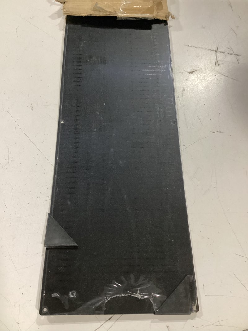 Condition photo showing Good Condition for uxcell aluminum door kick plate, 6 x 34 inches, black (single pack) 6 x 34 inch black