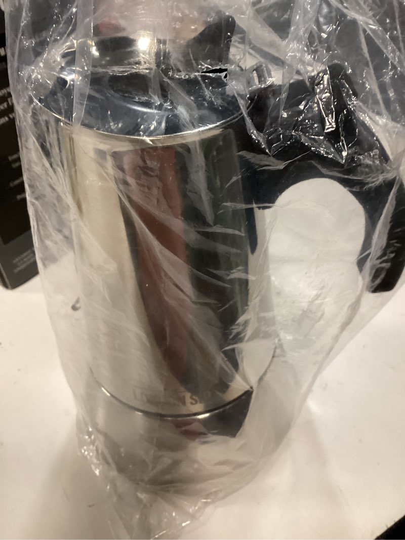 Condition photo showing New/Like New for london sip stainless steel stovetop espresso maker moka pot italian coffee percolator, silver, 6 espresso cups medium silver