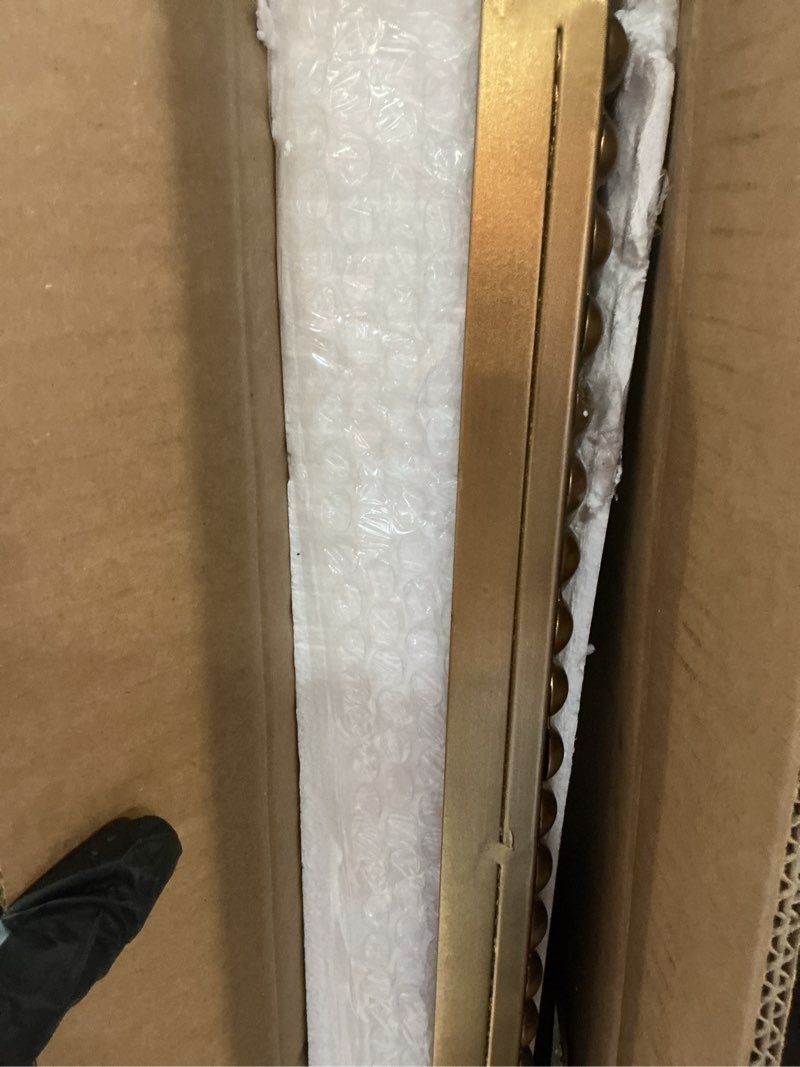 Condition photo showing New/Like New for baodanfu vintage full length wall mirror, large gold arch floor mirror 20"x53" with antique beaded metal frame for dresser living room, decorative mirrors for entryway hallway bathroom vintage gold 53"l x 20"w