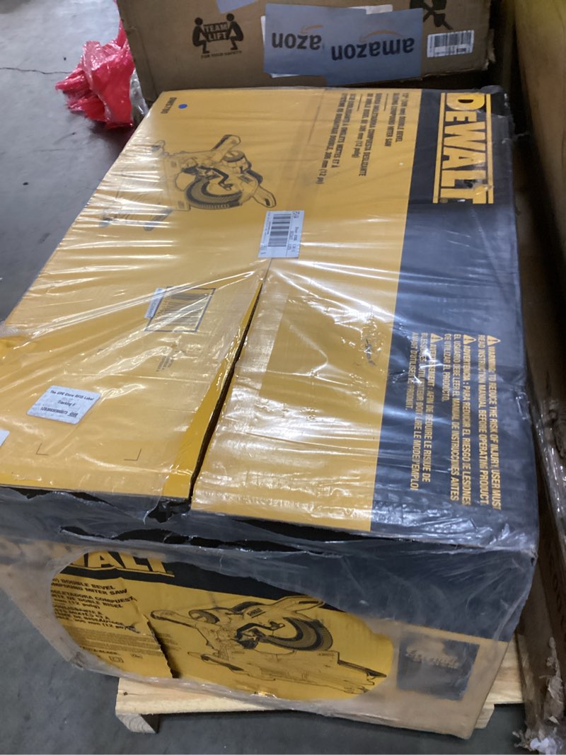 Condition photo showing New/Like New for DEWALT Double Bevel Sliding Miter Saw, 12-inch, Compound (DWS780)
