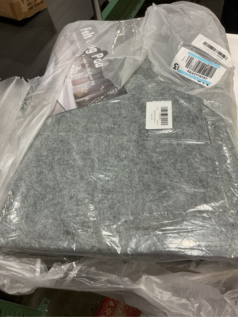 Condition photo showing New/Like New for Non Slip Rug Pad Gripper - 8x10 Feet 1/4” Extra Thick Felt Under Rug for Area Rugs and Hardwood Floors,Super Cushioned Non Skid Carpet Padding
