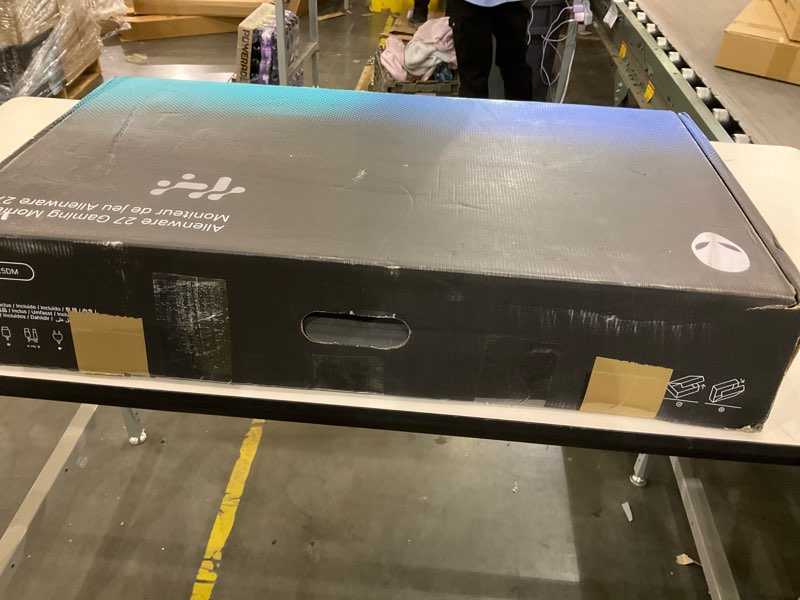 Condition photo showing As Is for Alienware 27 Gaming Monitor - AW2725DM - 27-inch QHD 180Hz 1ms Display, IPS, NVIDIA G-SYNC, AMD Freesync, VESA AdaptiveSync. 27 Inches 109 Pixels Per Inch AW2725DM