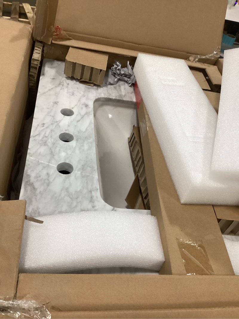 Condition photo showing As Is for Allen+Roth 30-in Vanity With Top 6255475