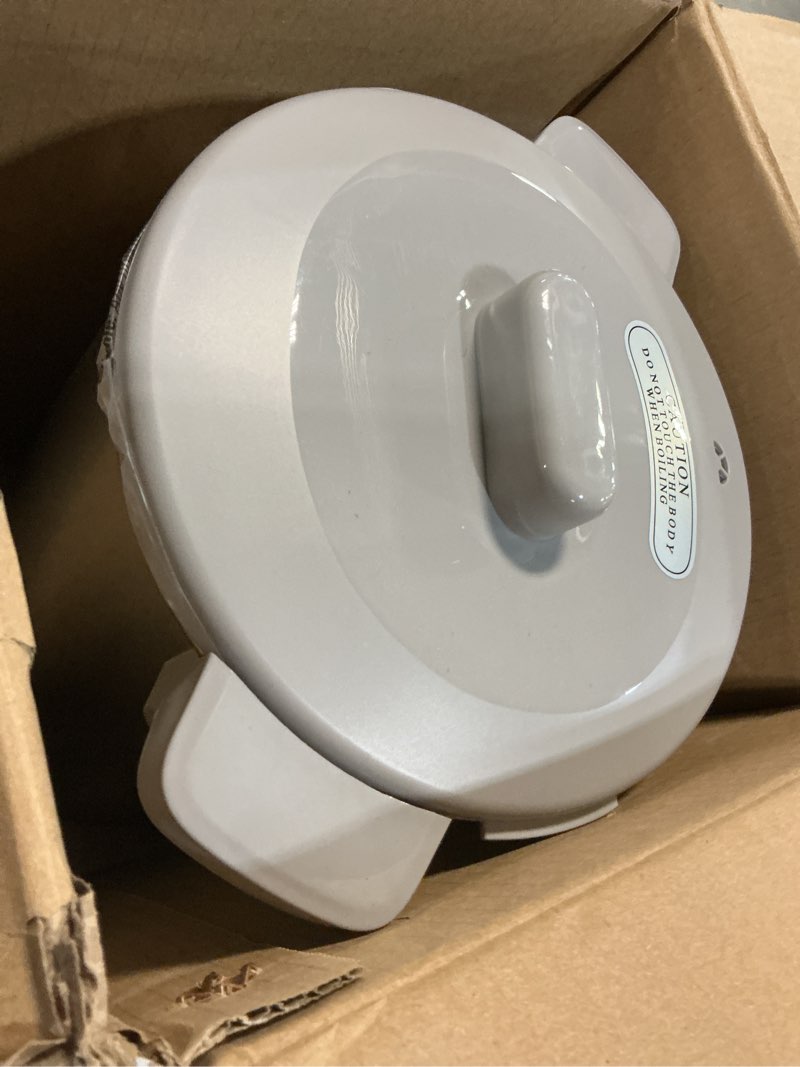 Condition photo showing As Is for SYBO 12-Cup Commercial Drip Coffee Maker, Pour Over Coffee Maker Brewer with 2 Glass Carafes and Warmers, Stainless Steel Cafetera SF-CB-2GA 2 Glass Decanters Stainless Steel