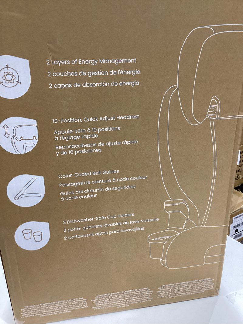 Condition photo showing item condition for Britax Skyline 2-Stage Belt-Positioning Booster Car Seat, Dusk - Highback and Backless Seat Skyline Dusk
