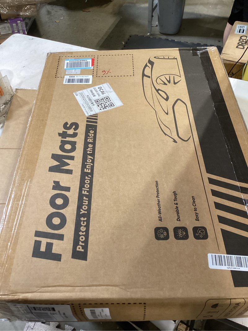 Condition photo showing Good Condition for automotive floor mats for jeep wrangler jl unlimited 4-door 2018-2025 (not for jk/4xe) 1st 2nd cargo liners with subwoofer rubber non-slip all weather gift car accessories for jeep wrangler 4-door