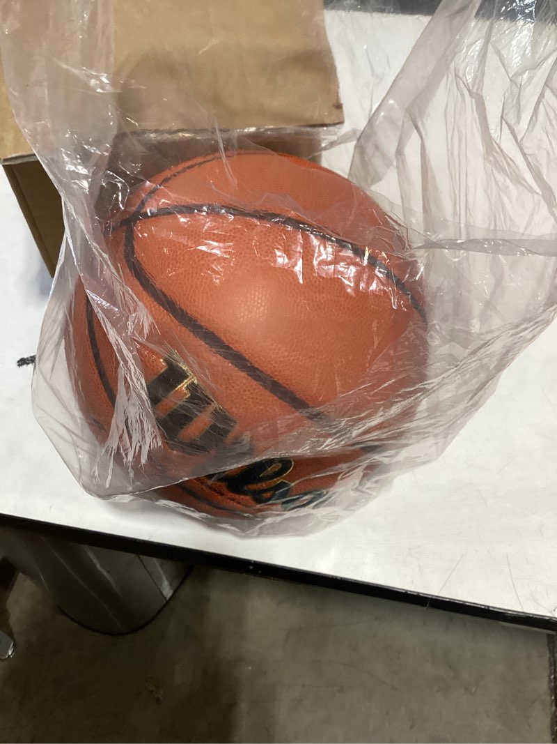 Condition photo showing As Is for wilson intermediate evolution game basketball (28.5")