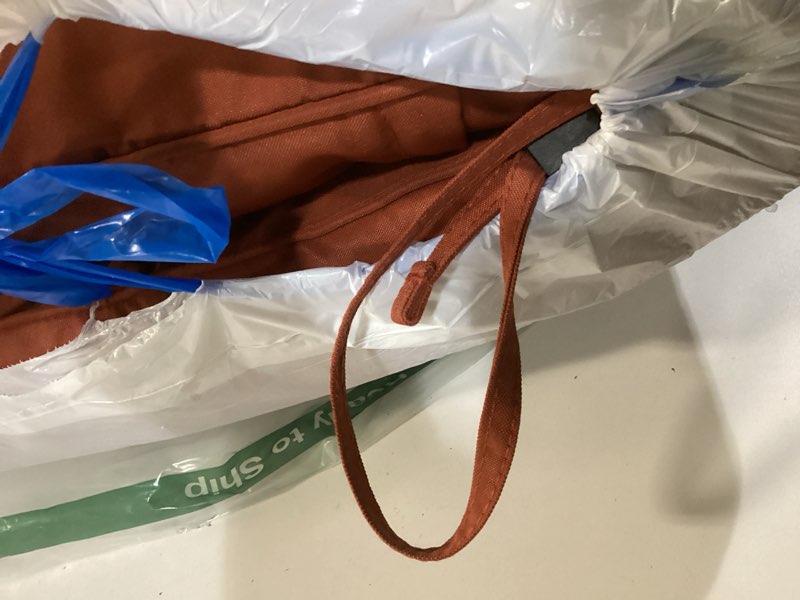 Condition photo showing As Is for Favoyard Outdoor Seat Cushion Set 22 x 22 Inch Waterproof & Fade Resistant Patio Furniture Cushions with Removable Cover Deep Seat & Back Cushion with Handle and Adjustable Straps for Chair Sofa Couch Spice 22 x 22 Inch