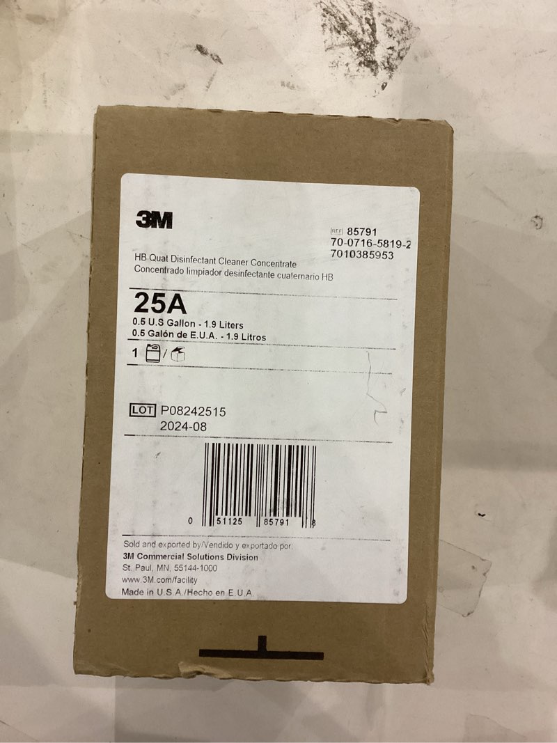 HB quat disinfectant cleaner concentrate