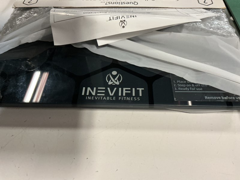 Condition photo showing Good Condition for inevifit bathroom scale  highly accurate digital body weight scale up to 400lbs - black