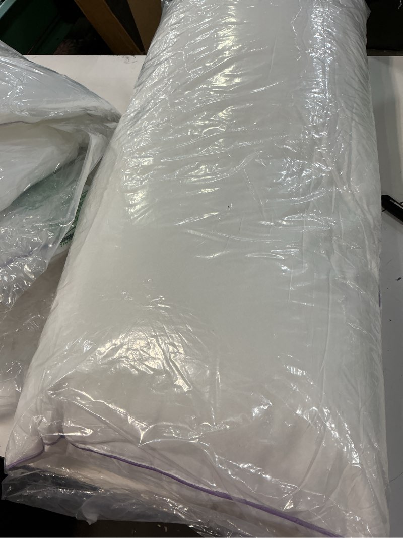 Condition photo showing New/Like New for king size pillows set of 2 – bed pillows for sleeping, down alternative pillows, soft yet supportive, maintains loft, hotel quality, machine washable king (u.s. standard) 2
