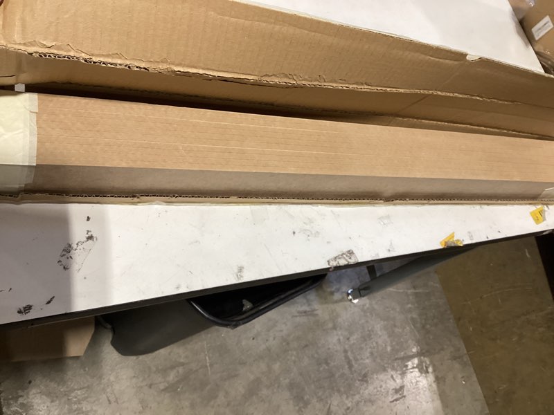 Condition photo showing As Is for mdf shaker-style wall paneling kit for diy lovers